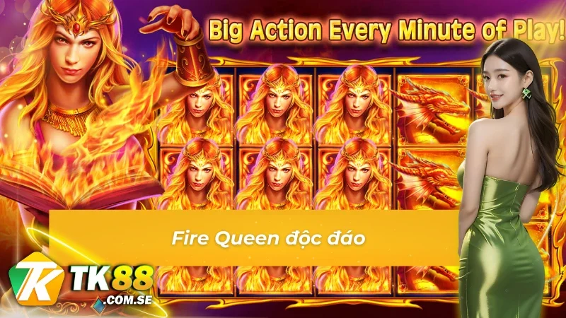 Chinh phục Fire Queen thưởng lớn tại game slot CQ9
